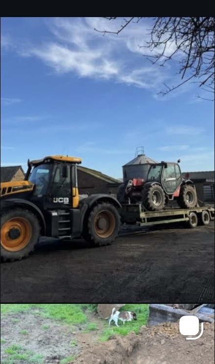 Agricultural machinery transport